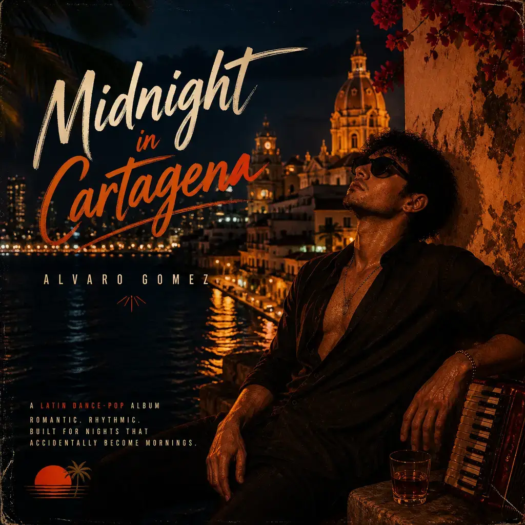 Album cover, Midnight in Cartagena